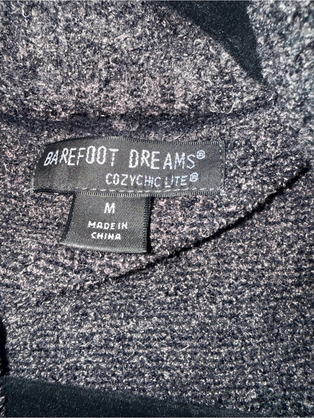 Barefoot Dreams CozyChic Lite Sweater - Charcoal